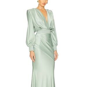 New | Zhivago Betsy Long Dress in Sage US 6